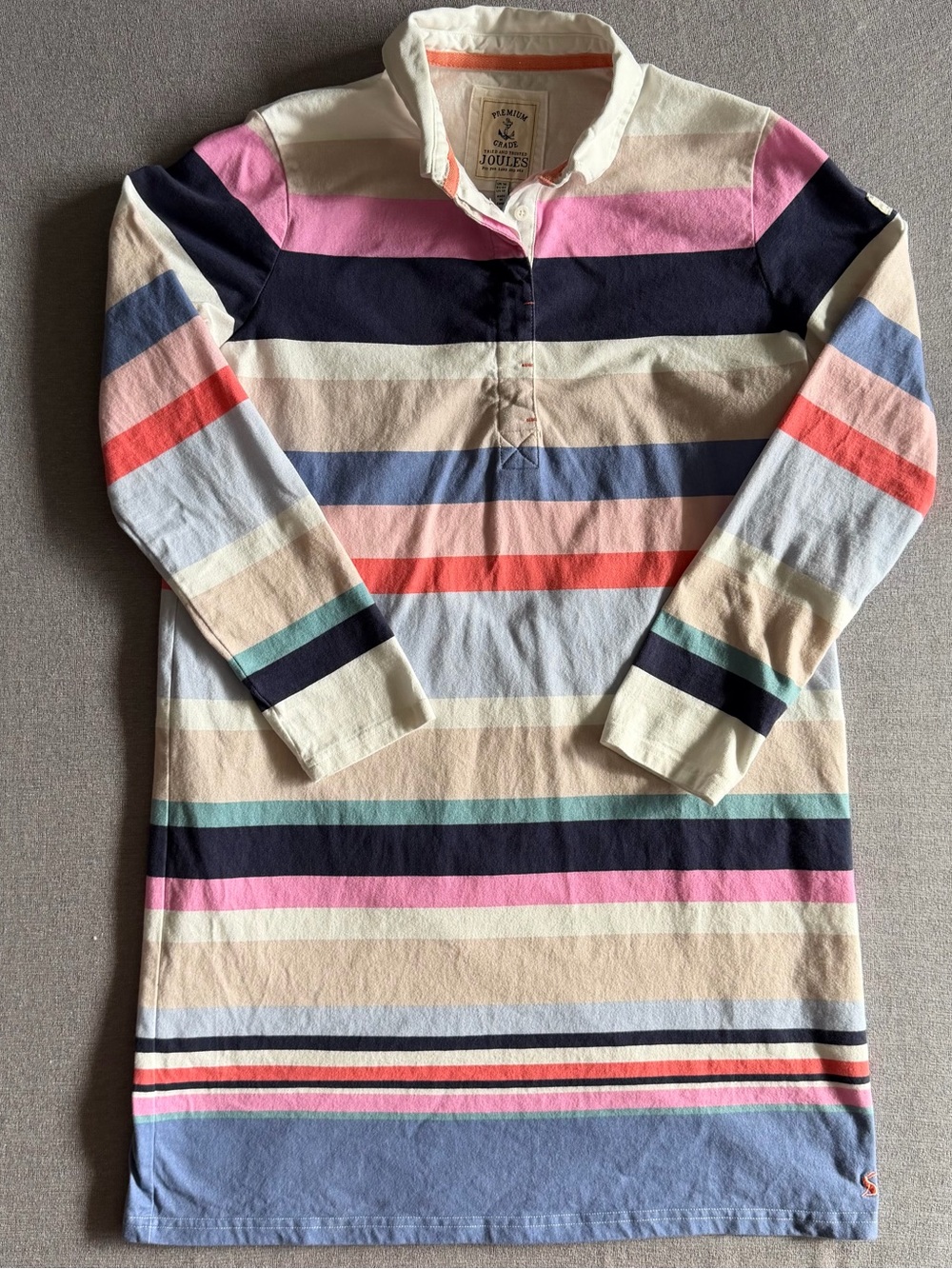 Joules Women’s Multicolor Striped Rugby Dress - Cotton